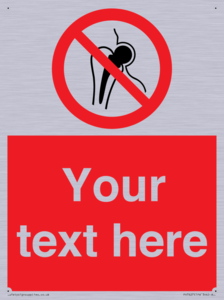 Custom prohibition No metallic implants